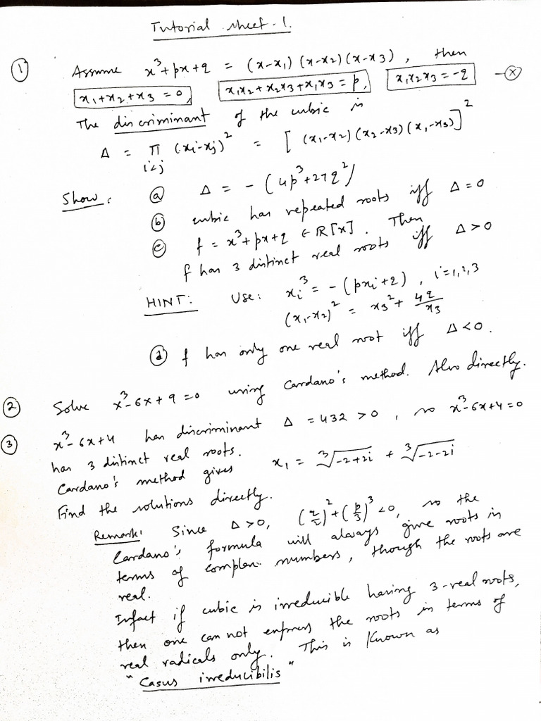 Algebra 1 Assignment 1 | PDF