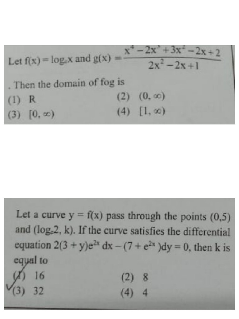 Random Questions For Jee | PDF