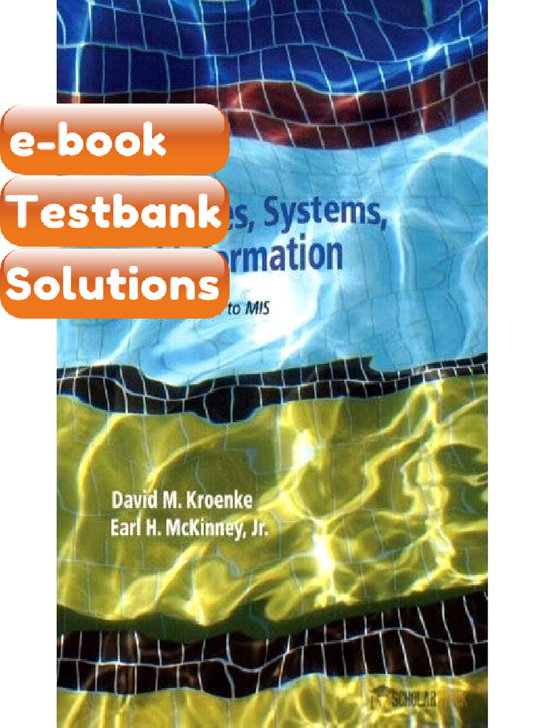 Testbank Processes Systems and Information an Introduction to MIS ...