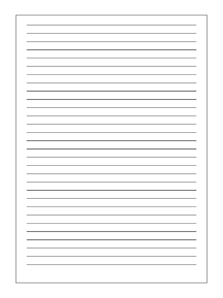 A4 Designer Sheet 30 Lines | PDF