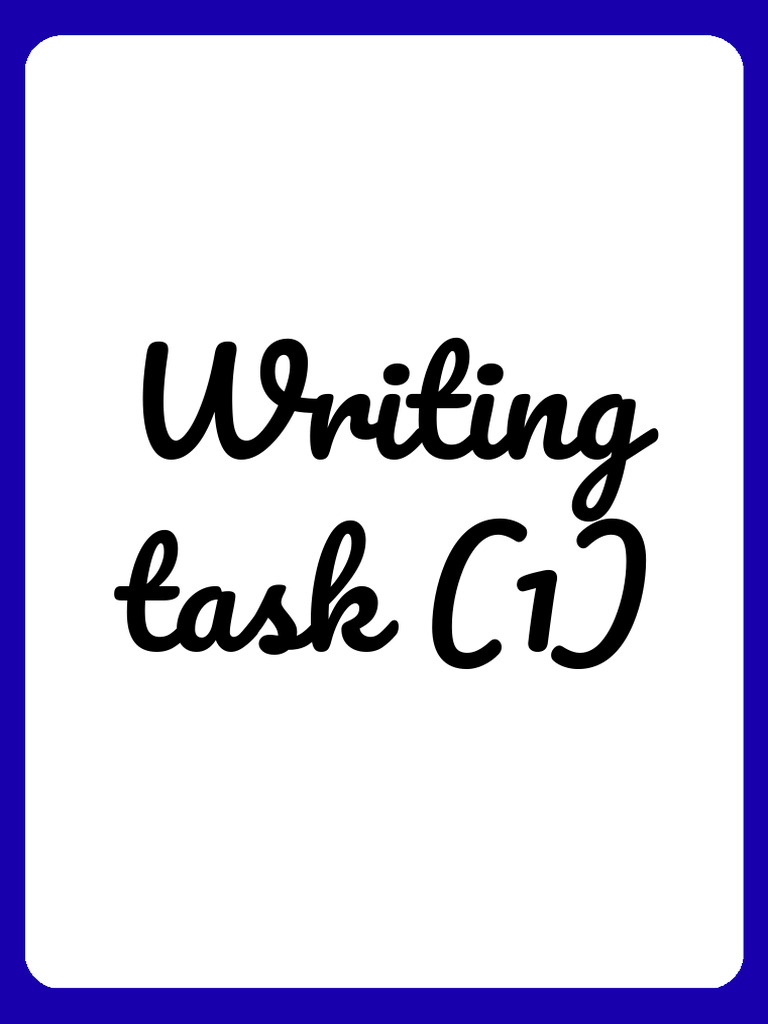Writing task (1) | PDF | Citation | Inference
