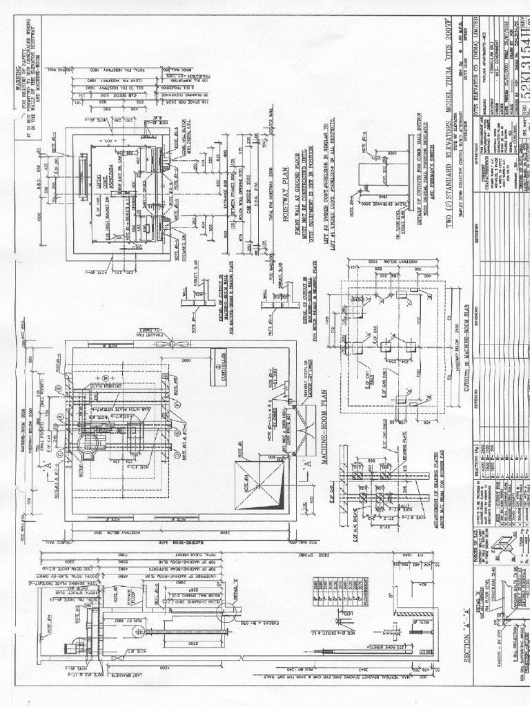 OTIS Elevator Detail | PDF