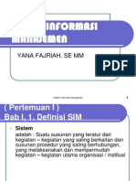 Sistem Informasi Manajemen