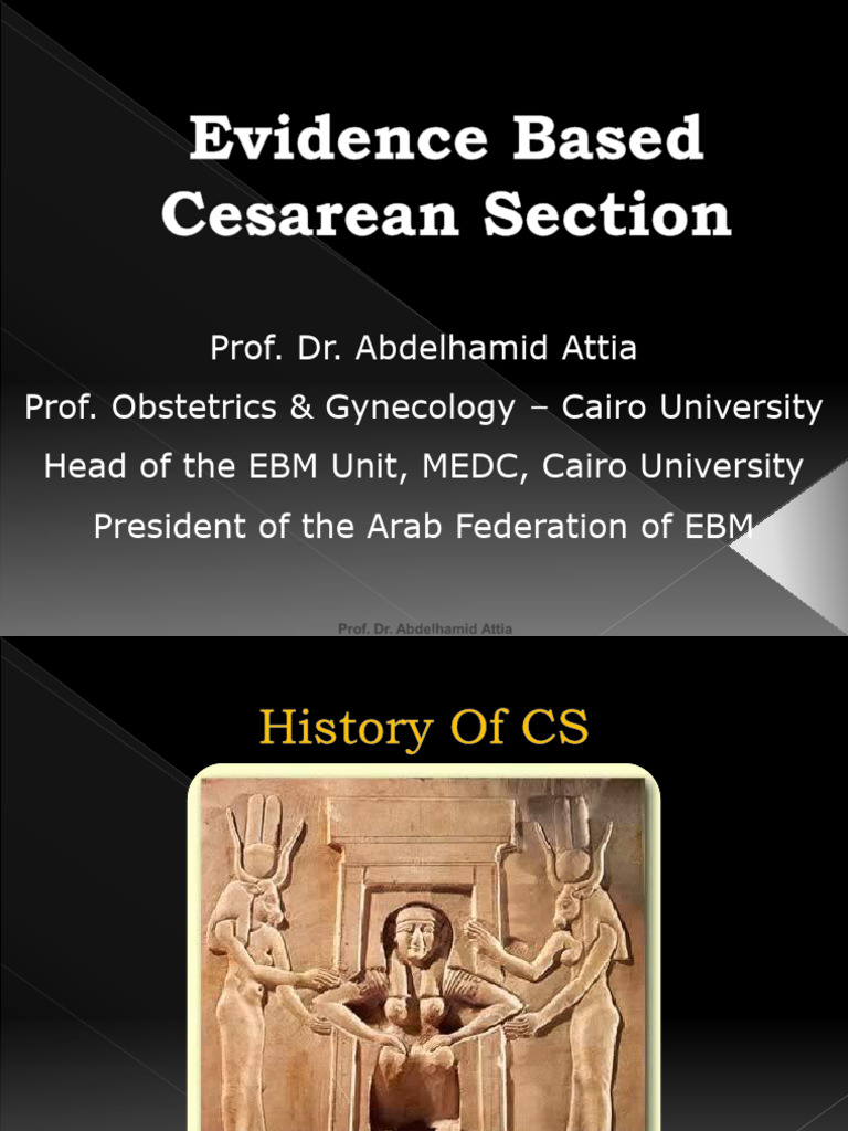 Evidence Based CS 2007 | PDF | Caesarean Section | Childbirth