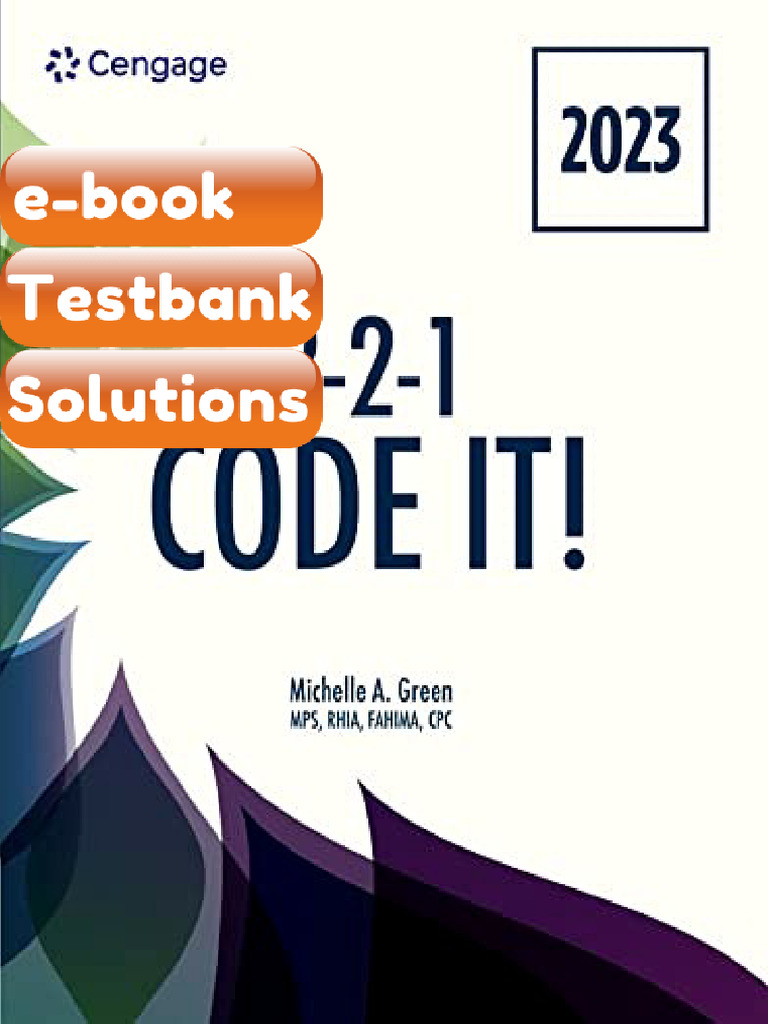 Testbank 321 Code It 2023 Edition by Michelle Green Fast Download | PDF ...
