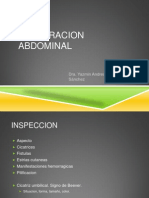 Exploracion de Abdomen