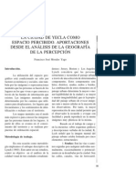 La ciudad de Yecla como espacio percibido. Aportaciones desde el análisis de la geografía de la percepción.