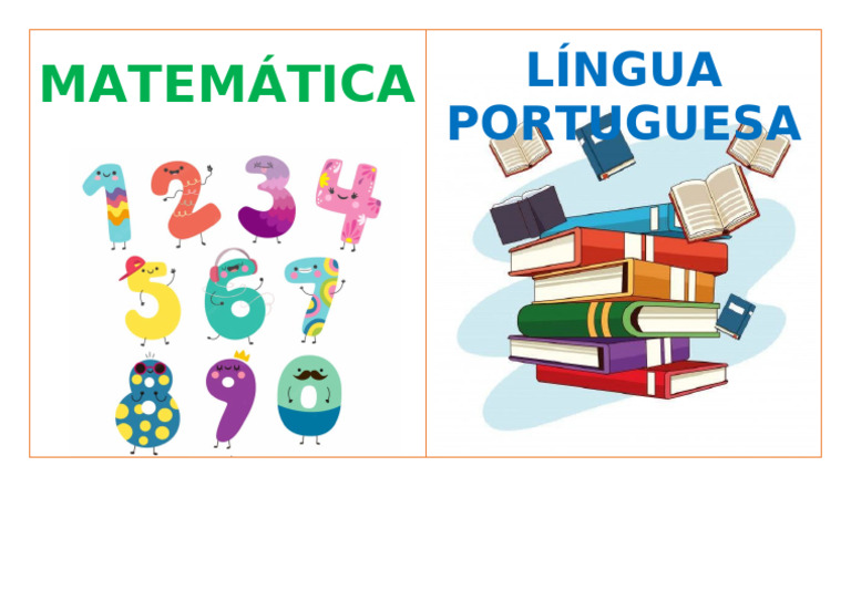 Capa de Matemática e LP | PDF