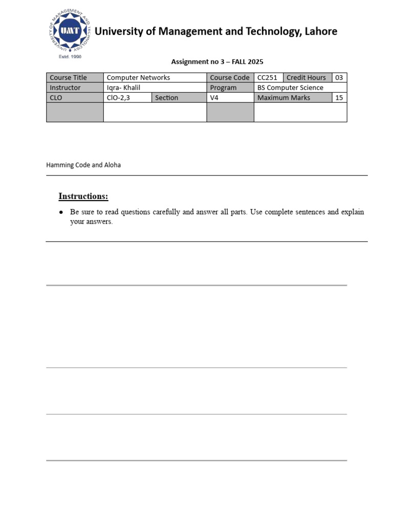 Assignment No 3 | PDF