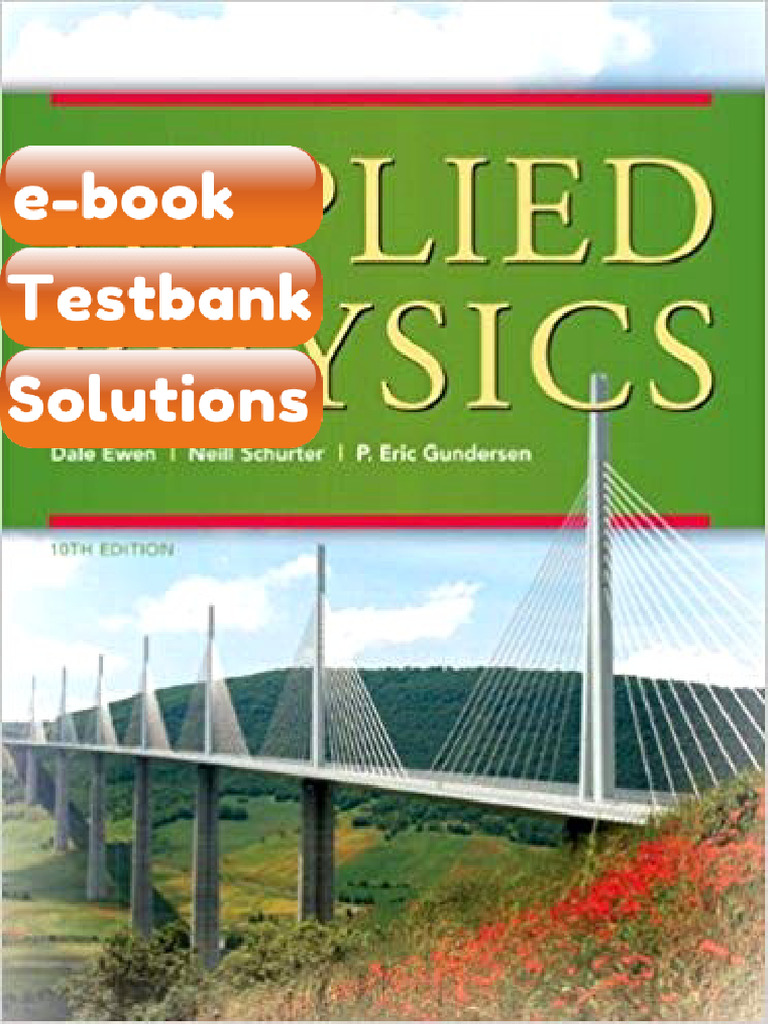 Testbank Applied Physics 10th Edition by Dale Ewen Fast Download | PDF ...