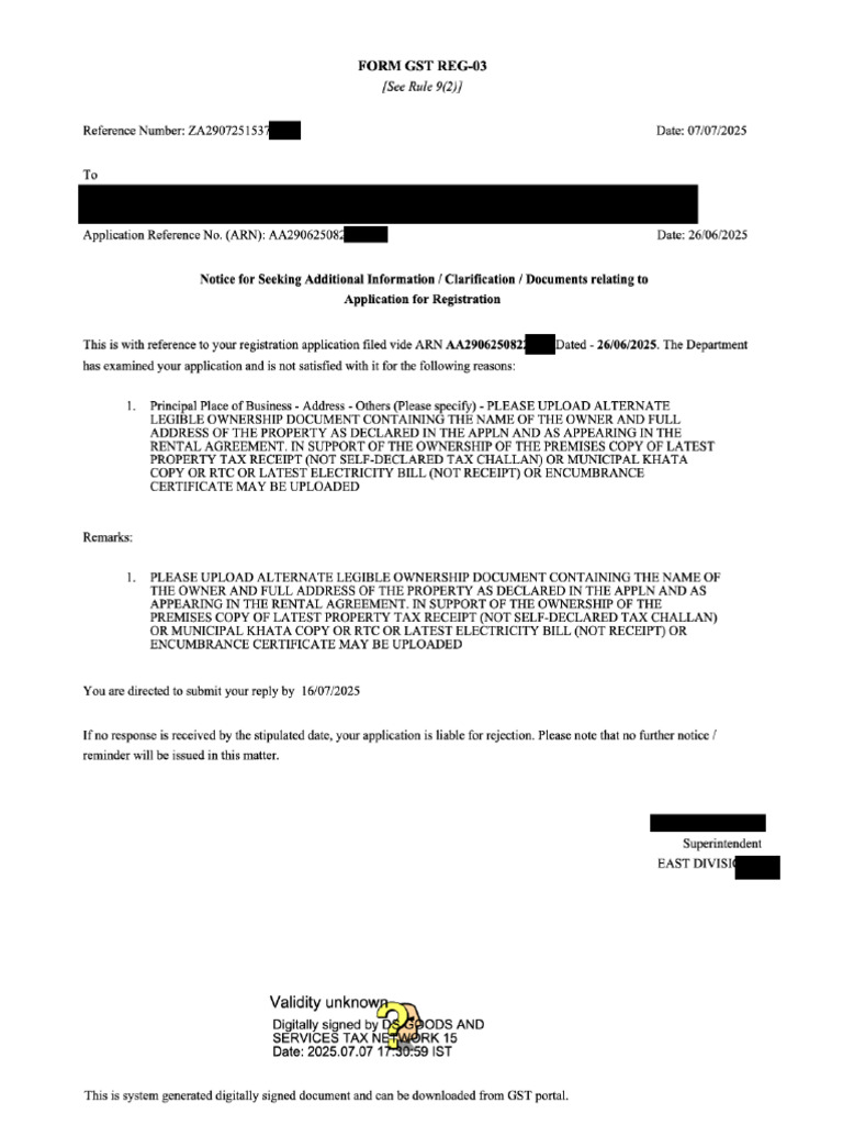 GST Notice2 Redacted | PDF