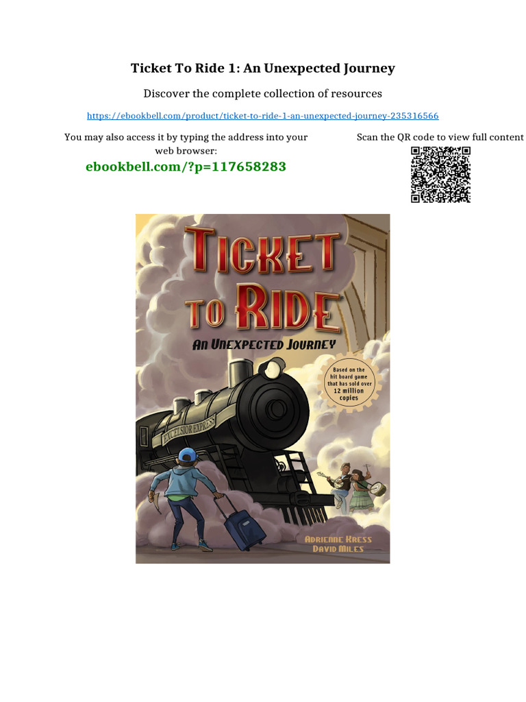 Ticket To Ride 1: An Unexpected Journey Available Any Format | PDF ...