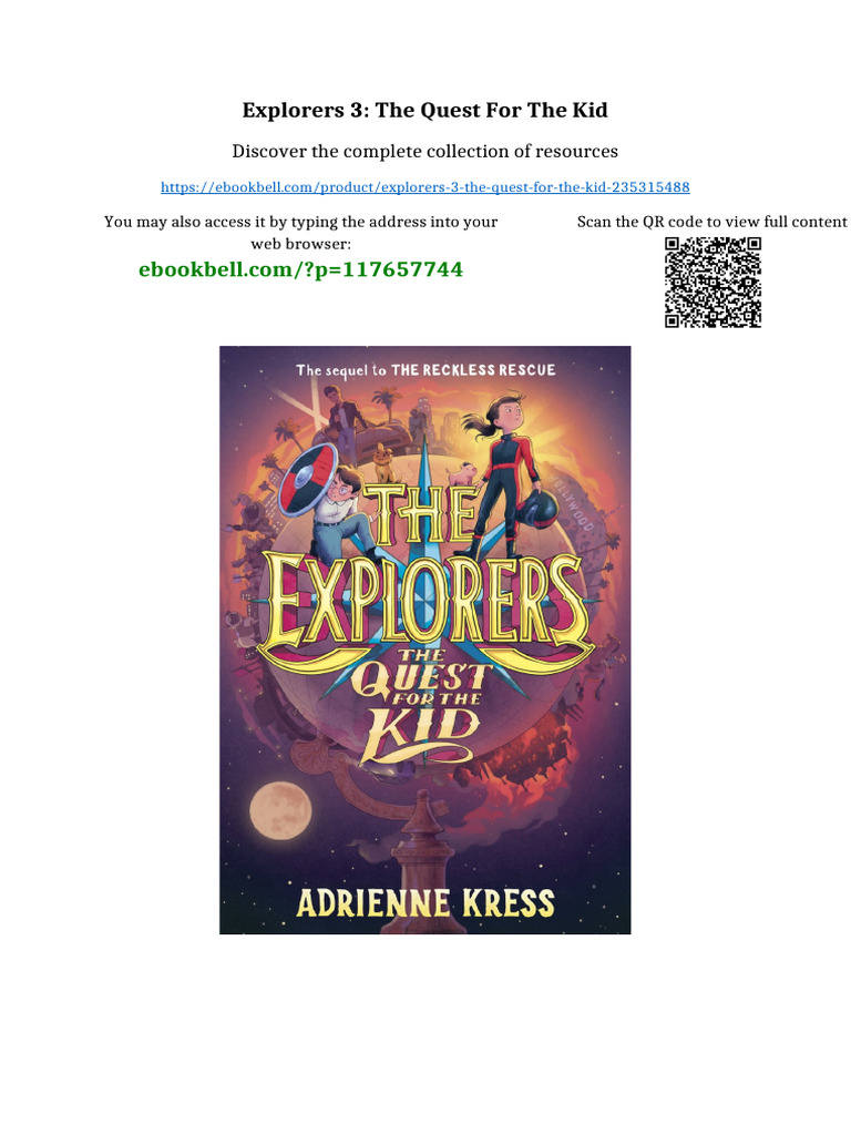 Explorers 3: The Quest for the Kid digital version 2025 | PDF | Marxism ...