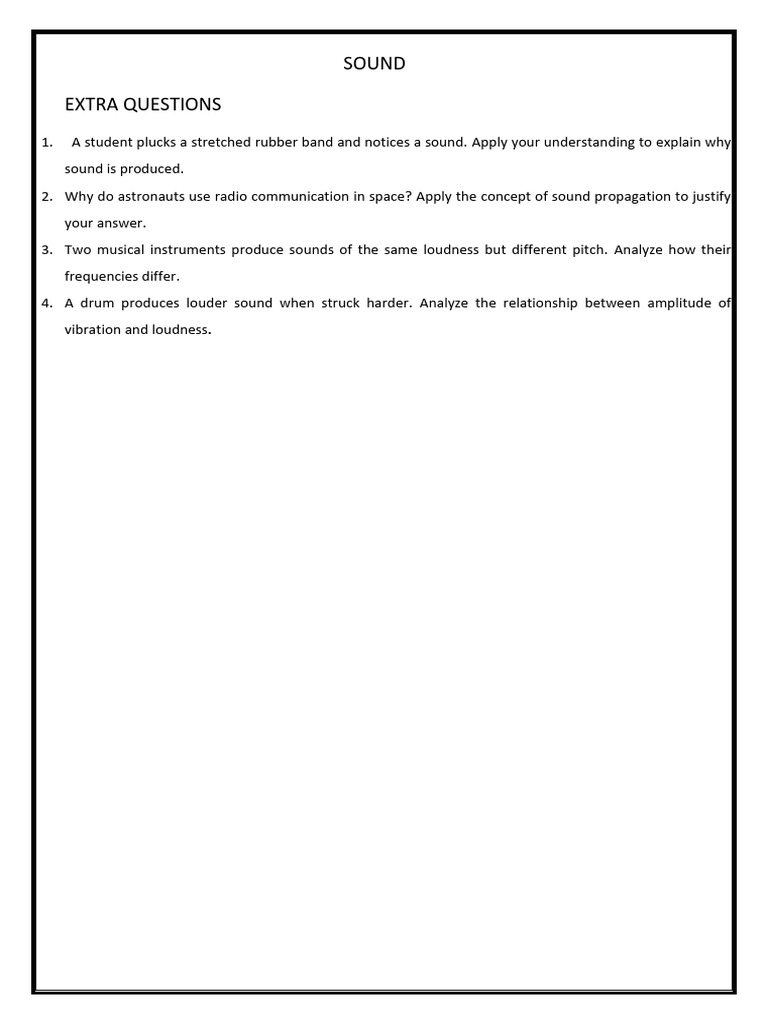 Sound | PDF