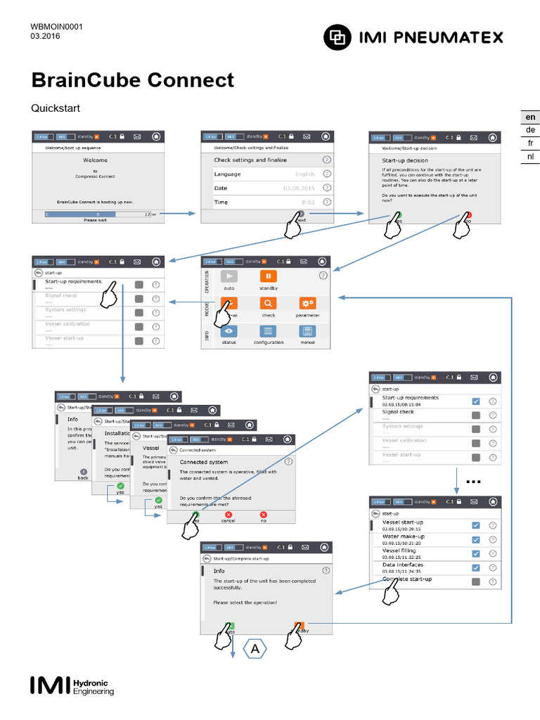 Quickstart BrainCube Connect en de FR NL Low | PDF