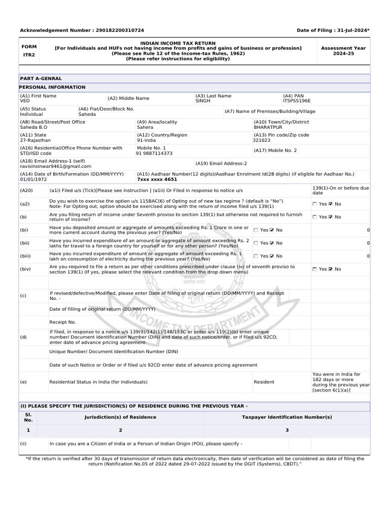 Form_pdf_290182200310724 | PDF | Capital Gain | Tax Deduction