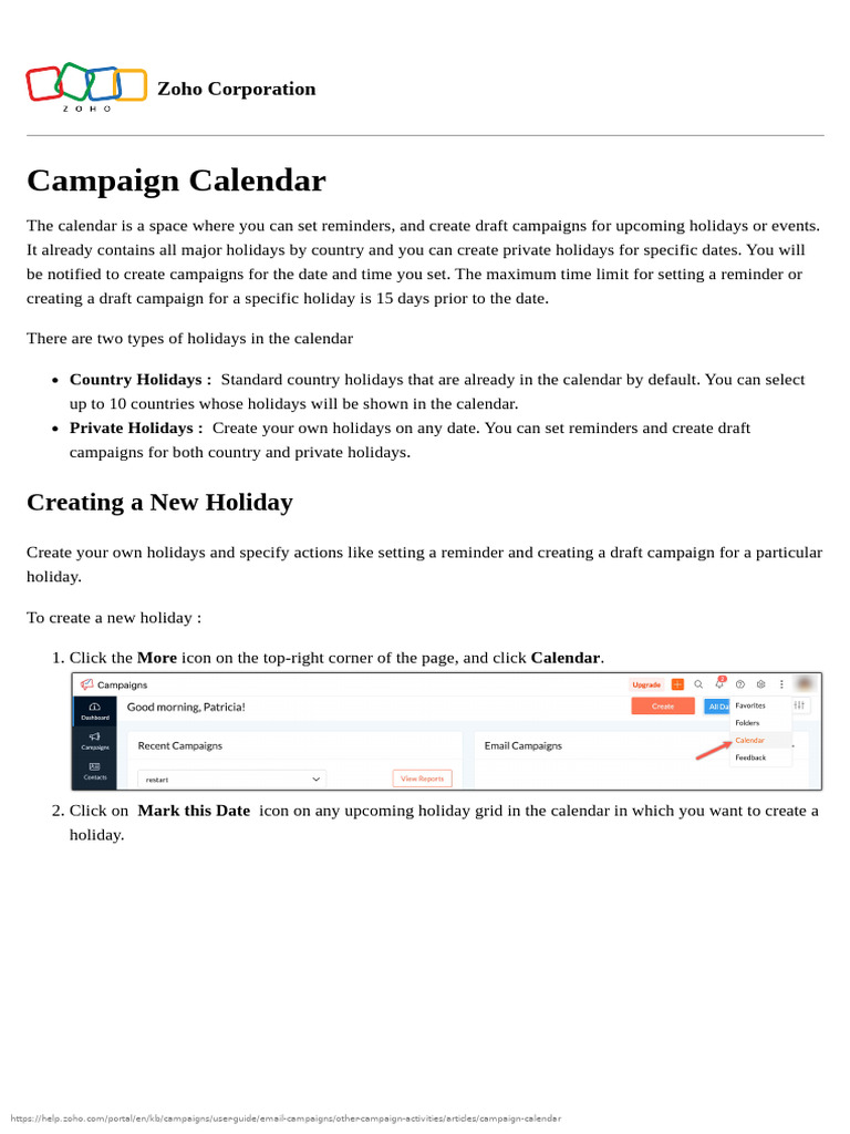 Campaign Calendar | PDF | Software