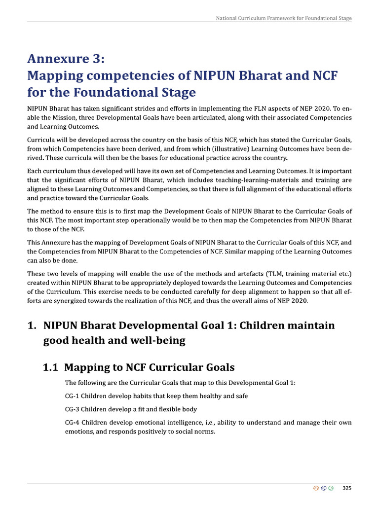 FLN NCF Mapping | PDF