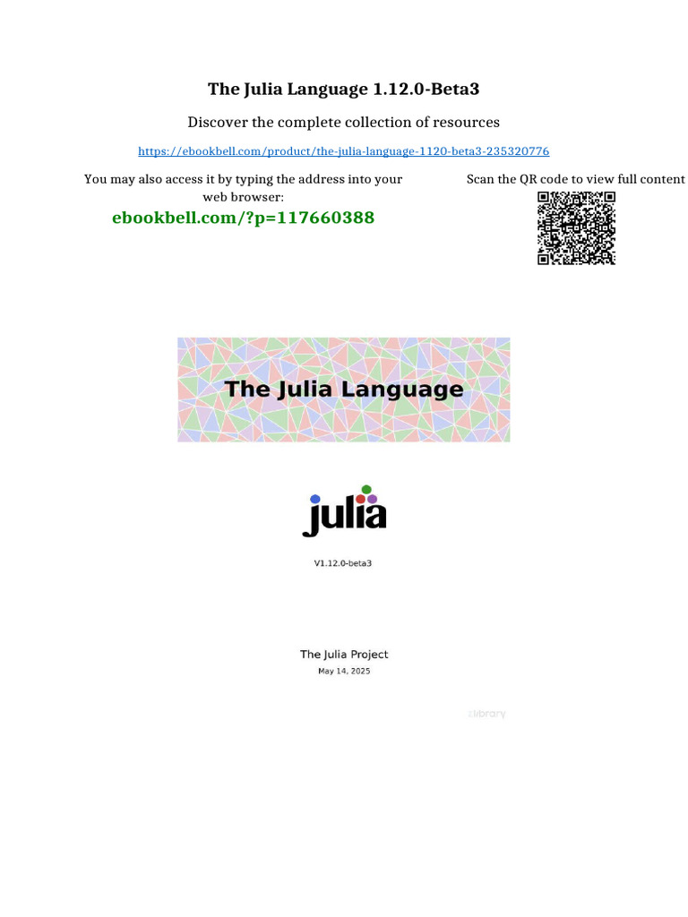 The Julia Language 1.12.0-Beta3 Full | PDF | Solicitor | Lawyer