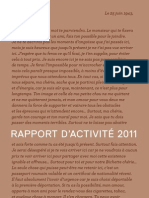 Rapport D'activité 2011 - Fondation Pour La Mémoire de La Shoah