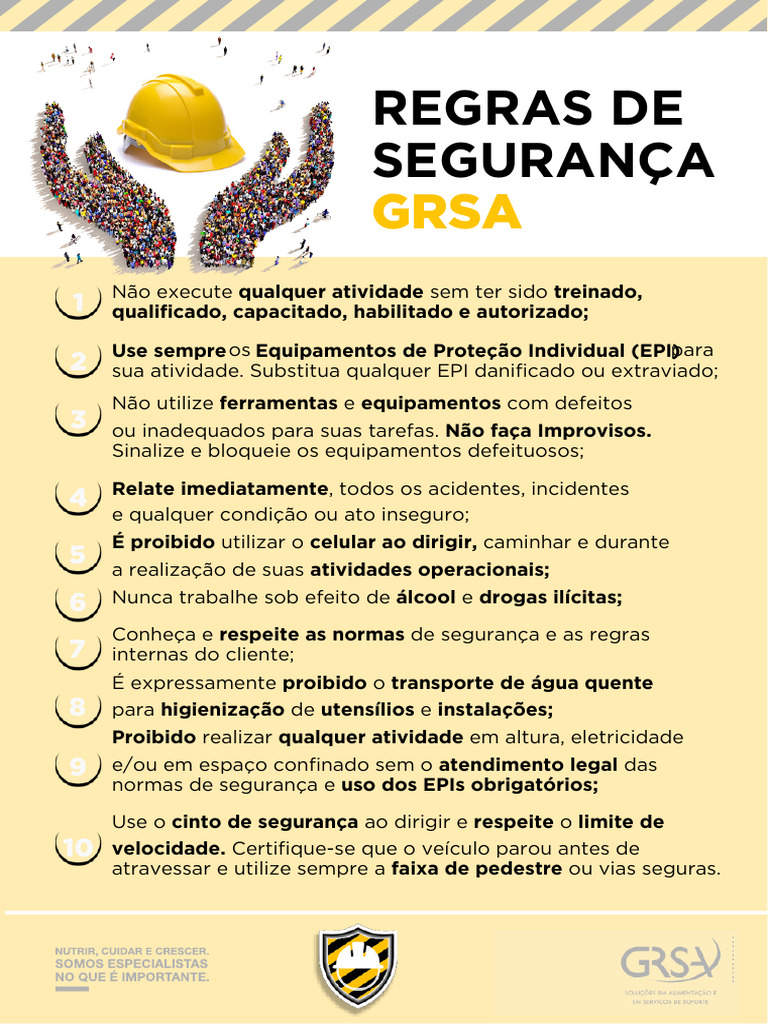 10 Regras de Segurança | PDF