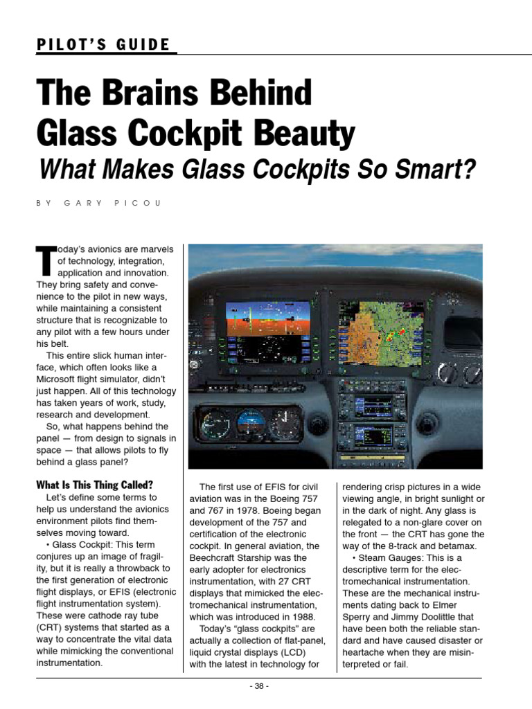 2006 PG Glass Cockpit | PDF | Cockpit | Aerospace