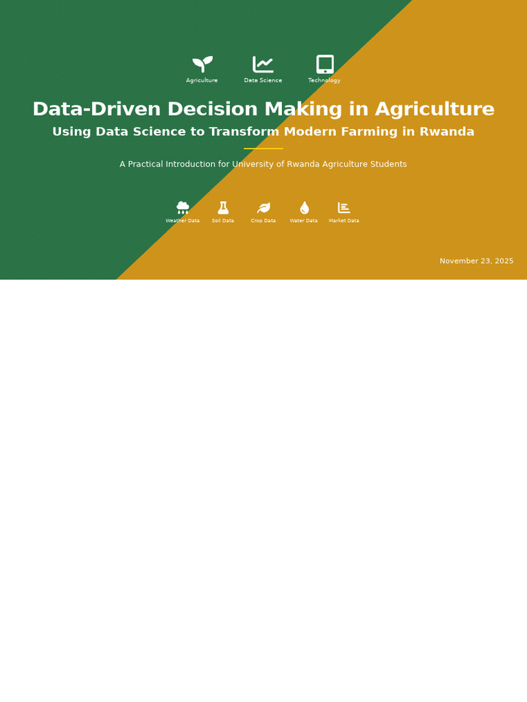 Data Driven+Decision+Making+in+Agriculture | PDF | Agriculture | Fertilizer