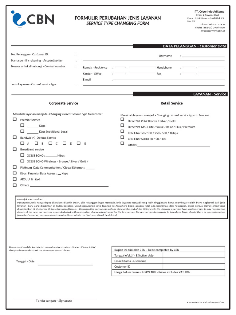 F0001-REG-CSO-CA-IV-2023-1.0 | PDF | Wide Area Network | Internet