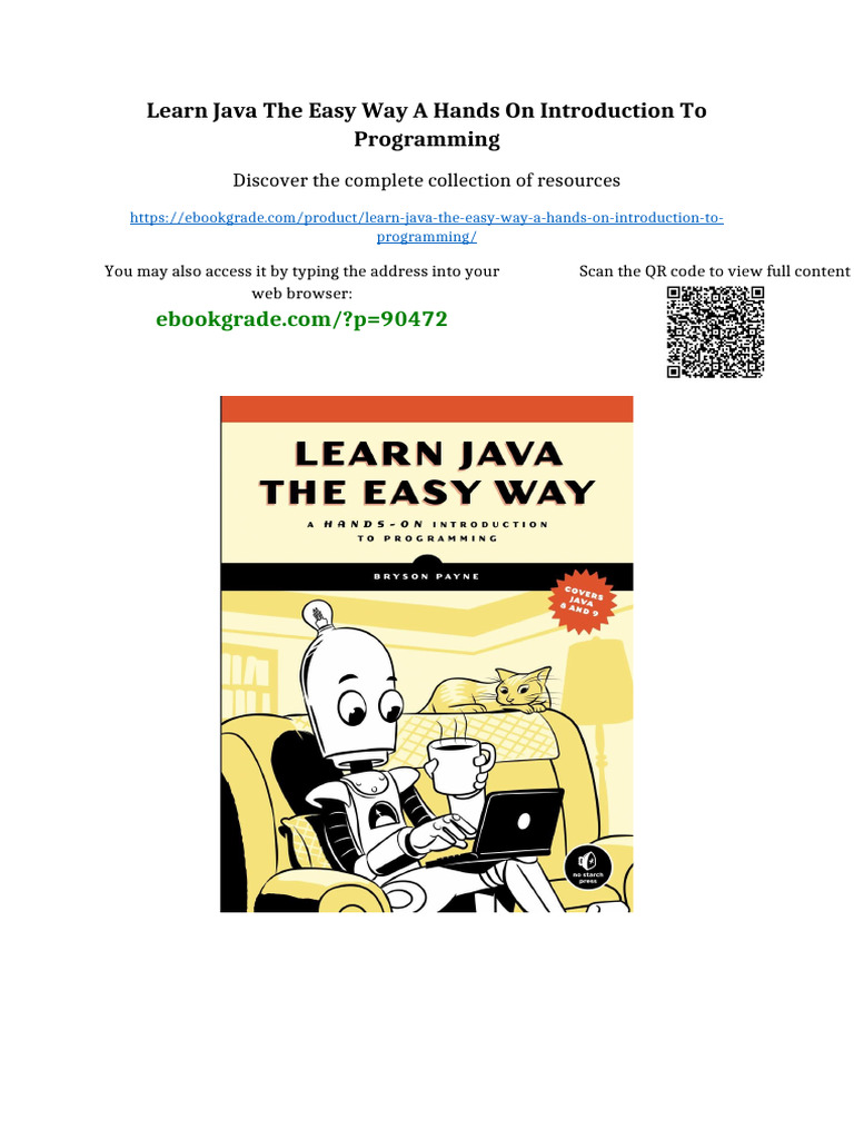 Learn Java The Easy Way A Hands On Introduction to Programming ...
