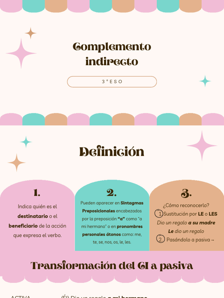 Complemento Indirecto (CI) | PDF