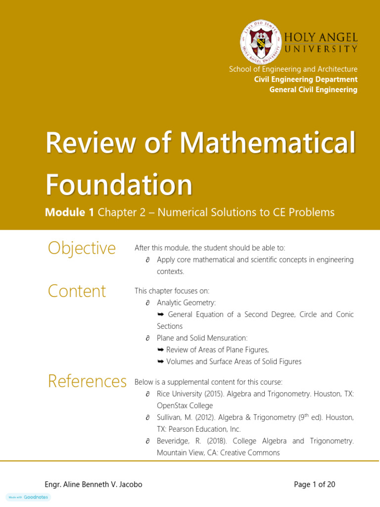 Numsolce Module 01 Chapter 02 | PDF | Circle | Polygon