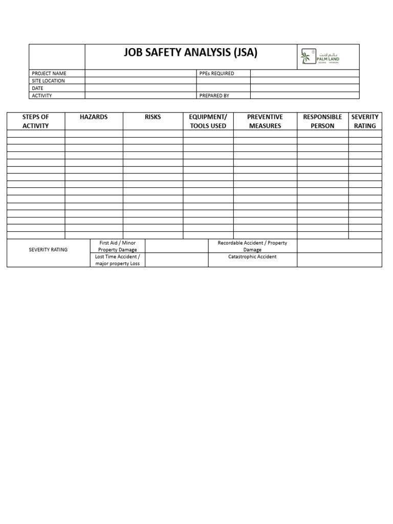 JSA FORM | PDF