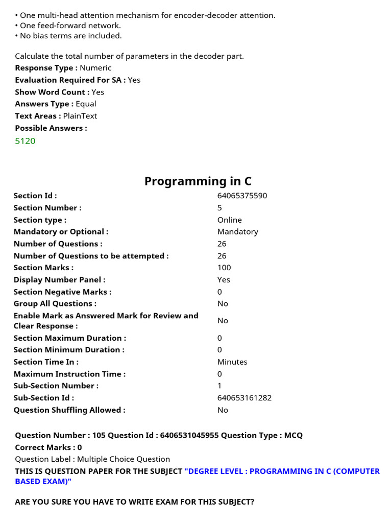 Prog in C End Term (An) 22 Dec 2024 | PDF | Pointer (Computer ...