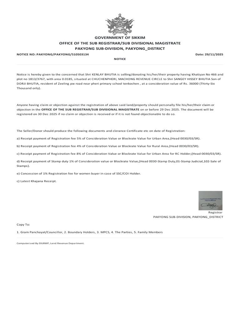 Notice | PDF