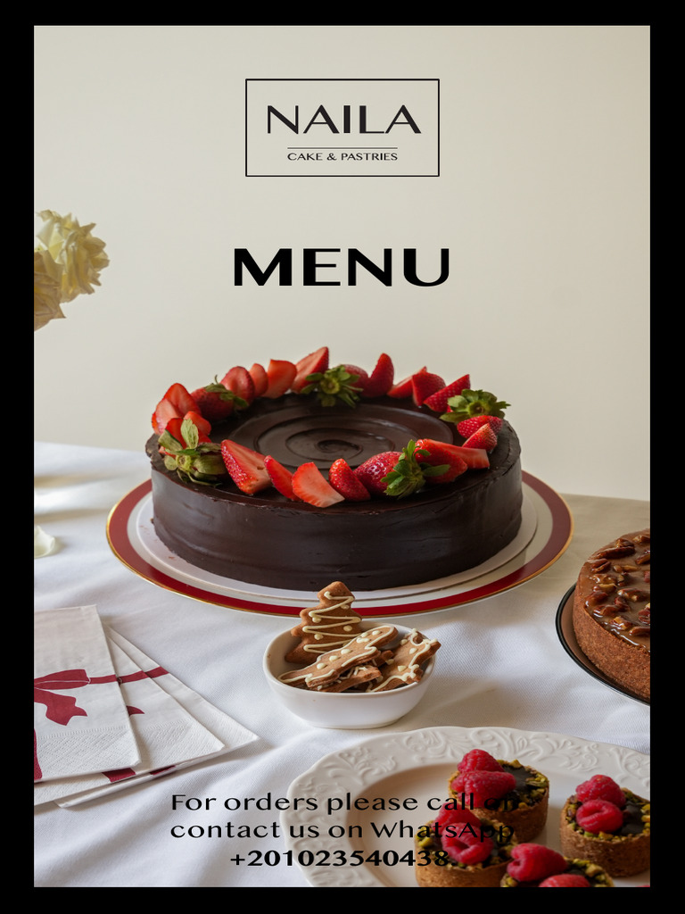 Naila Menu December 2025 - 260128 - 220257 | PDF | Cakes | Cheesecake
