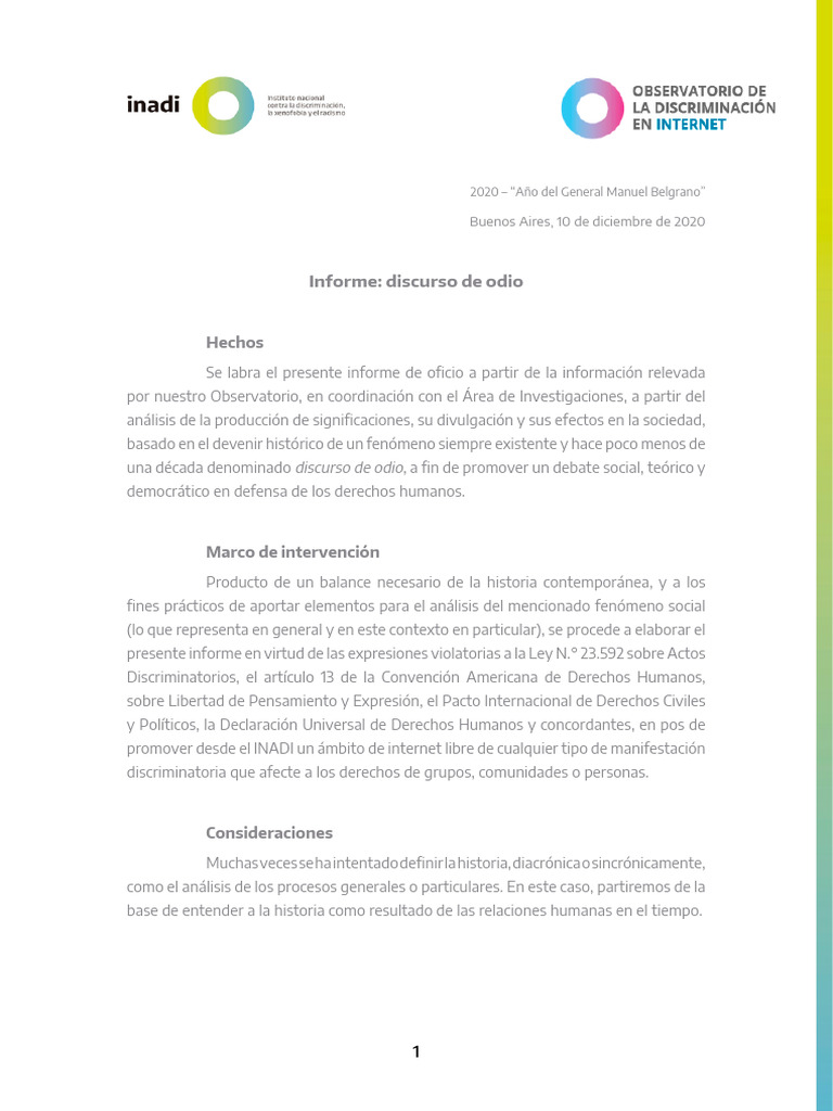 Textos Parcial | PDF | El discurso del odio | Libertad de expresión