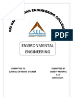 Environmental Engineering: Submitted To Submitted by Sumbul-Un-Nisan Shareef Sweety Mourya E.C.E 11ESGEC015