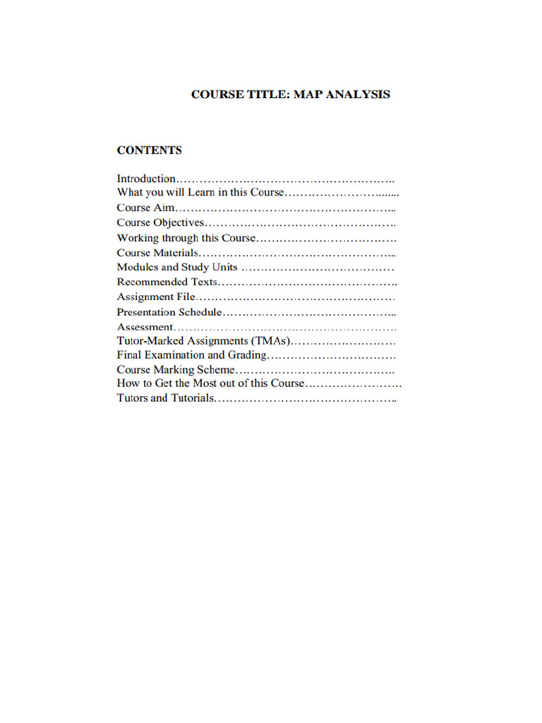 Cartography and Map Analysis Revision Notes 21st December 2025 | PDF