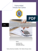 Certificacion y Recertificacion de Un Contador Publico