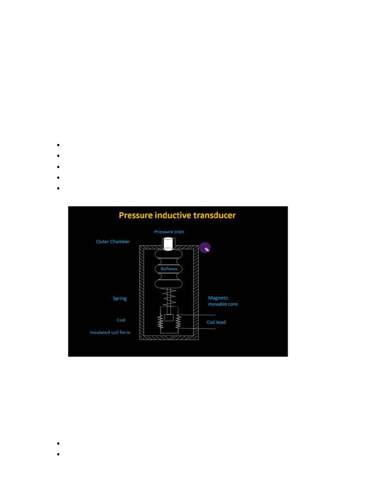 Pressure Sensors and Transducers | PDF | Pressure Measurement ...