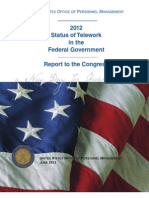 OPM 2012 Telework Report