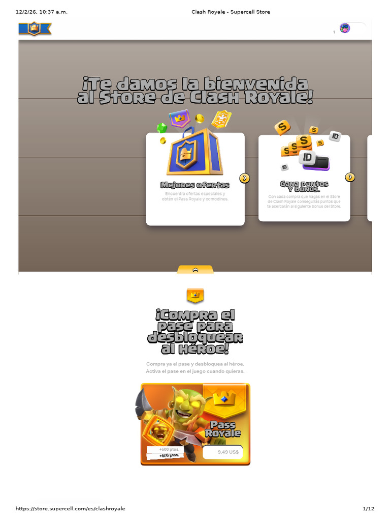 Clash Royale - Supercell Store | PDF | Compañías de entretenimiento ...