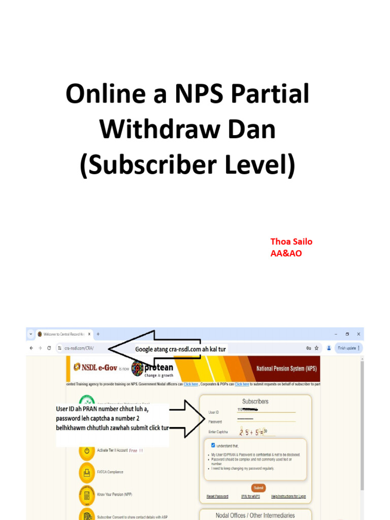 Subscriber Partial Withdraw Dan | PDF