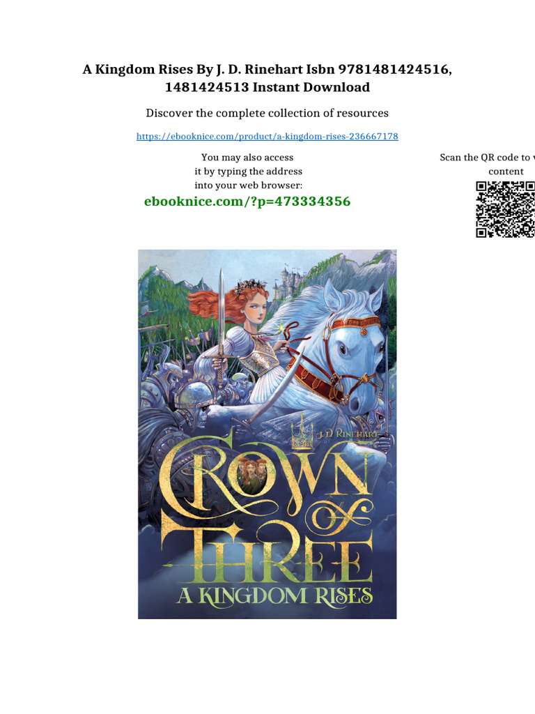 A Kingdom Rises by J. D. Rinehart Isbn 9781481424516, 1481424513 ...