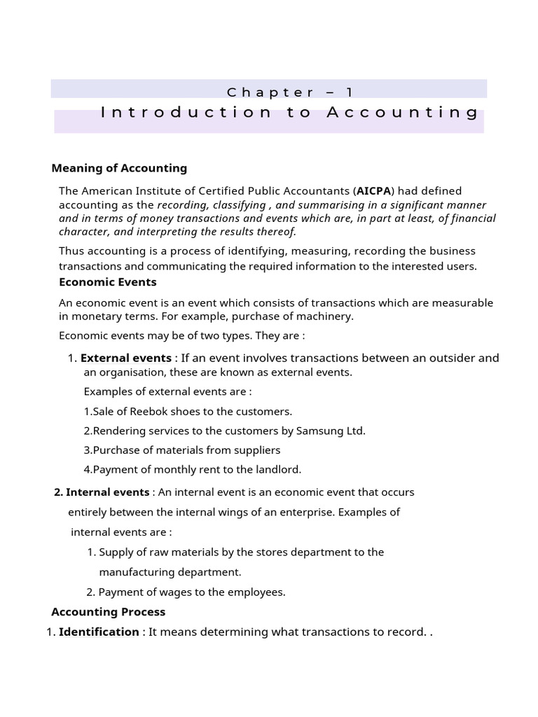 +1 Acc Theory | PDF | Depreciation | Expense