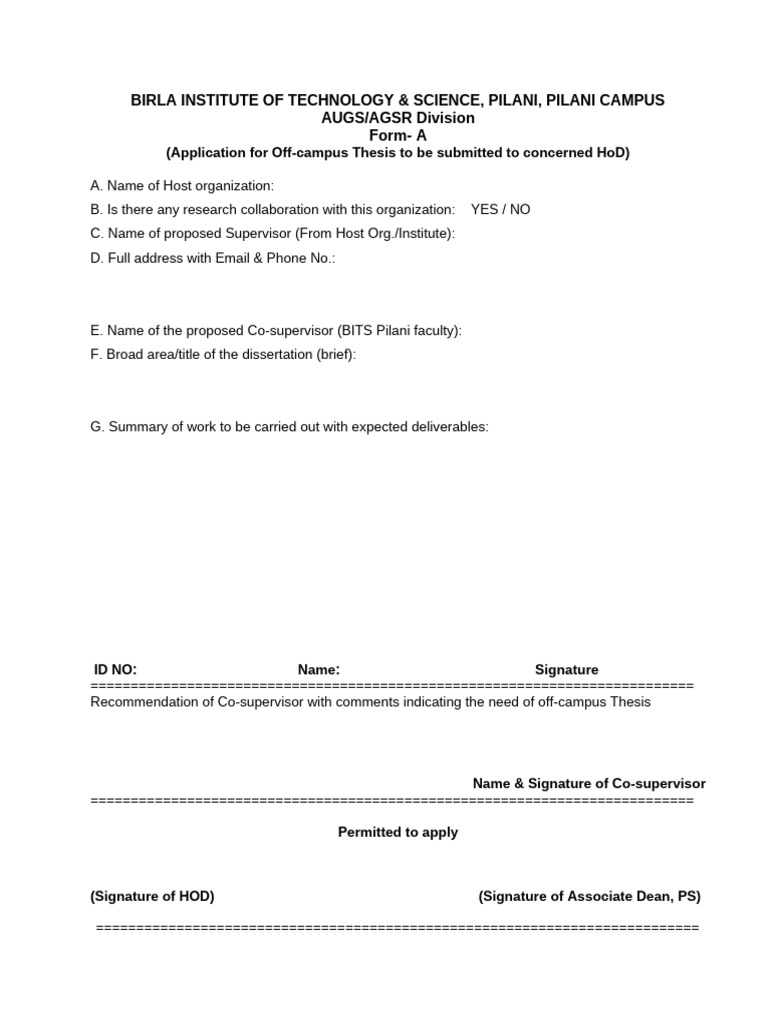 FormA FormB FormC 06 Dec 2025 | PDF | Thesis