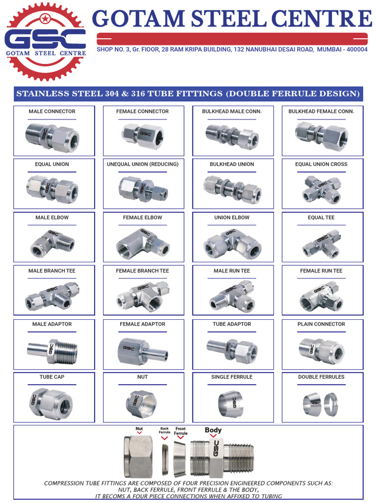 GSC Brochure | PDF | Pipe (Fluid Conveyance) | Tools