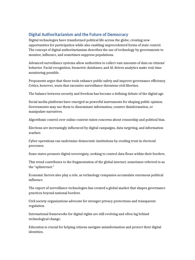 digital-authoritarianism-future-of-democracy-long-pdf-political