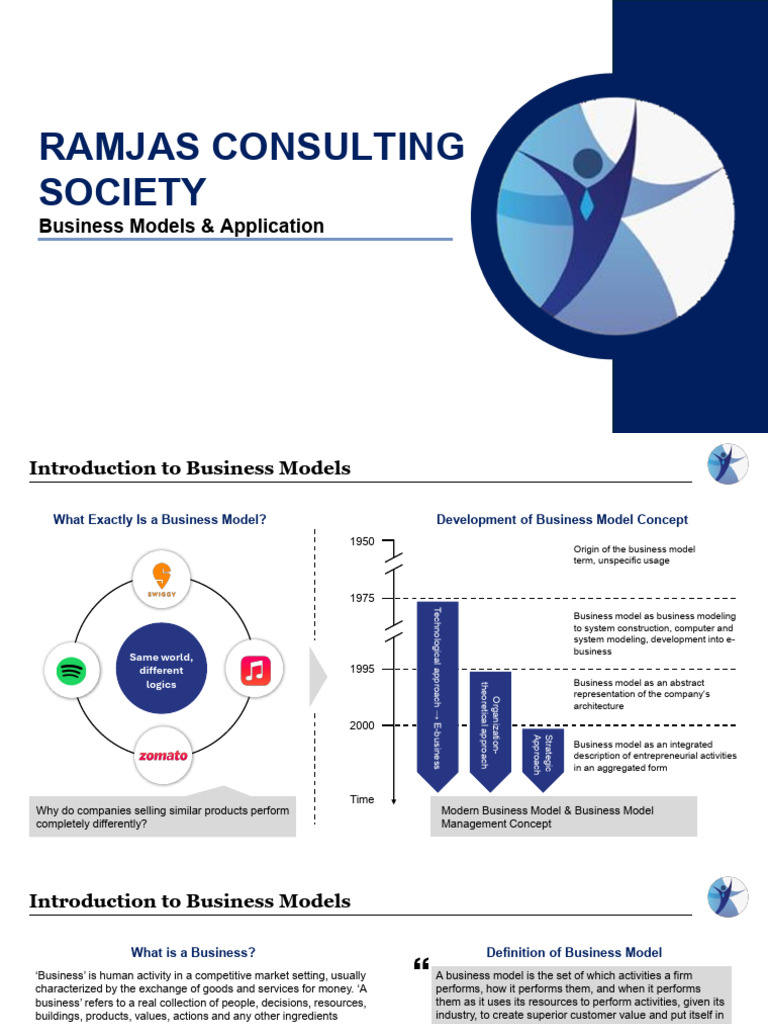 Business Model Training Session | PDF | Business Model | Subscription ...