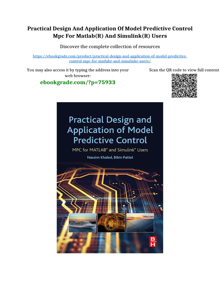 Practical Design and Application of Model Predictive Control MPC For ...